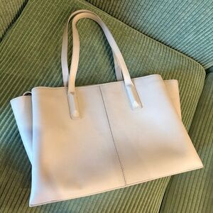 Freja New York Paloma Tote Luxury Vegan Work Bag Latte